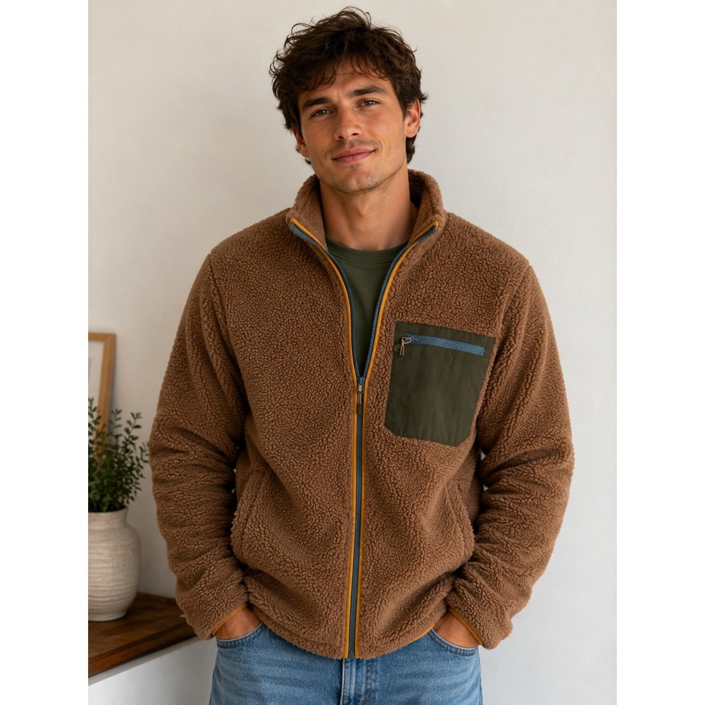 Grays‎ Peak Outdoors Sherpa Jacket Preppy Granola Hiking Gorpcore Fraternity